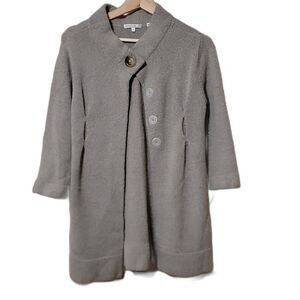 Vince Wool Cashmere Long‎ Cardigan Duster Sweater Thick Capsule Wardrobe Size XS